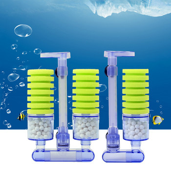 Φίλτρο ενυδρείου για αντλία αέρα δεξαμενής ψαριών ενυδρείου Skimmer Biochemical Sponge Filter Aquarium Bio Filter Filtro Aquario υψηλής ποιότητας