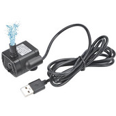 Mini USB Pump 200L/H Υποβρύχια Αντλία Νερού για Ενυδρείο Fish Fountain Garden House Water Hydroponic DC 3.5-9V 1-3W USB-1020