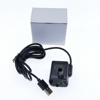 Mini USB Pump 200L/H Υποβρύχια Αντλία Νερού για Ενυδρείο Fish Fountain Garden House Water Hydroponic DC 3.5-9V 1-3W USB-1020