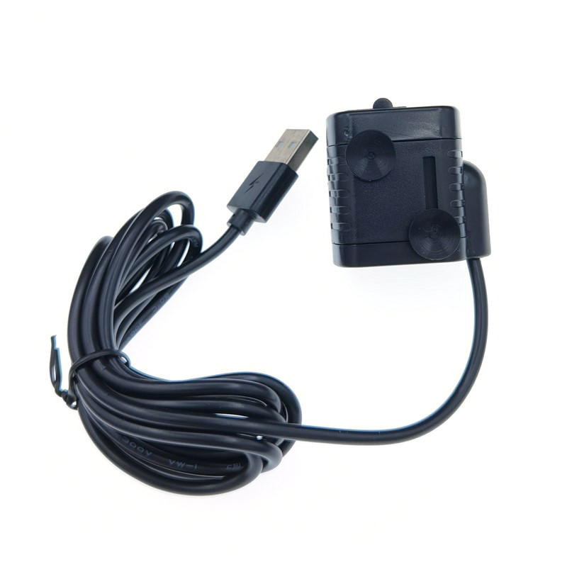 Mini USB Pump 200L/H Υποβρύχια Αντλία Νερού για Ενυδρείο Fish Fountain Garden House Water Hydroponic DC 3.5-9V 1-3W USB-1020