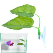 Fish Tank Aquarium Artificial Leaf Betta Fish Rest ωοτοκίας Διακοσμητικό φυτό Betta Fish Play Relax Hide Leaf Hammock 1Set