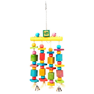 1 tk papagoi närimismänguasi lind papagoi klotsid sõlmed rebiv mänguasi linnupuuri hammustusmänguasi Aafrika hallidele aaradele kakaduudele