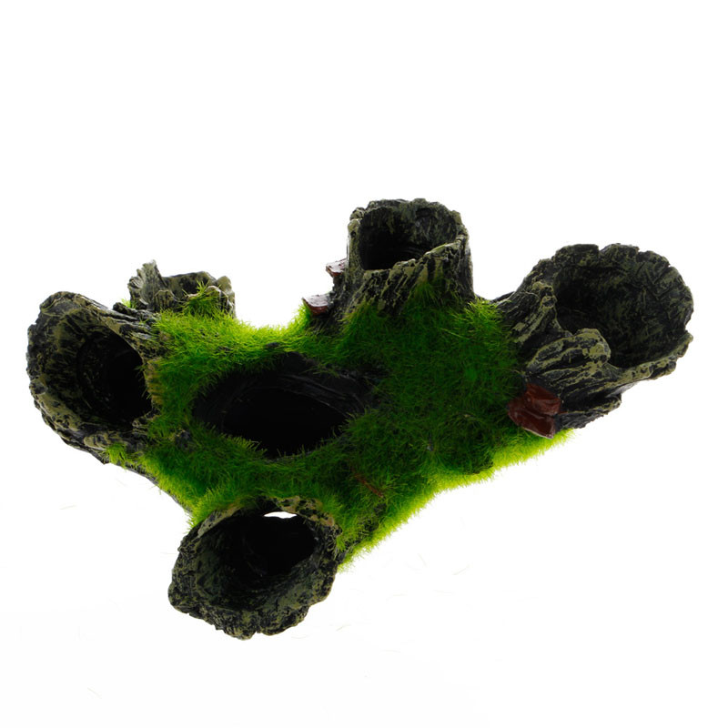 Akvaarium Mountain View Moss Tree House Resin Cave Akvaariumi kaunistus