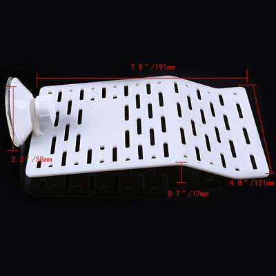 Broasca țestoasă din plastic Platformă de pescuit Trapă Terasă Pe șenile Insulă plutitoare Broasca țestoasă Urcare Raft Raft Ornamente pentru rezervor de acvariu