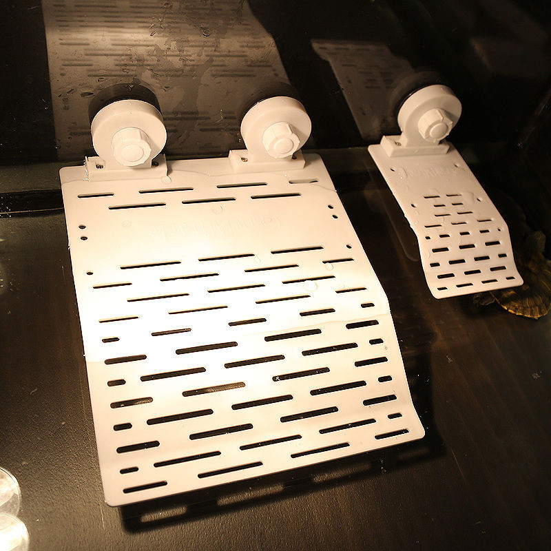 Broasca țestoasă din plastic Platformă de pescuit Trapă Terasă Pe șenile Insulă plutitoare Broasca țestoasă Urcare Raft Raft Ornamente pentru rezervor de acvariu