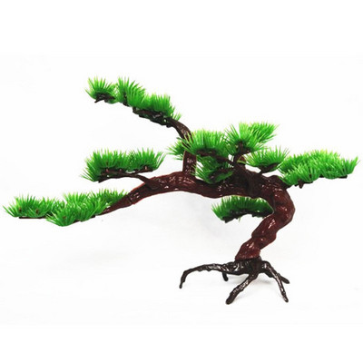 1 bucată din plastic Artificial Bonsai Pin Acvariu Ornament Bonsai Rezervor de Pești Pin Artificial Pin Decor Plant Accesorii Acvariu