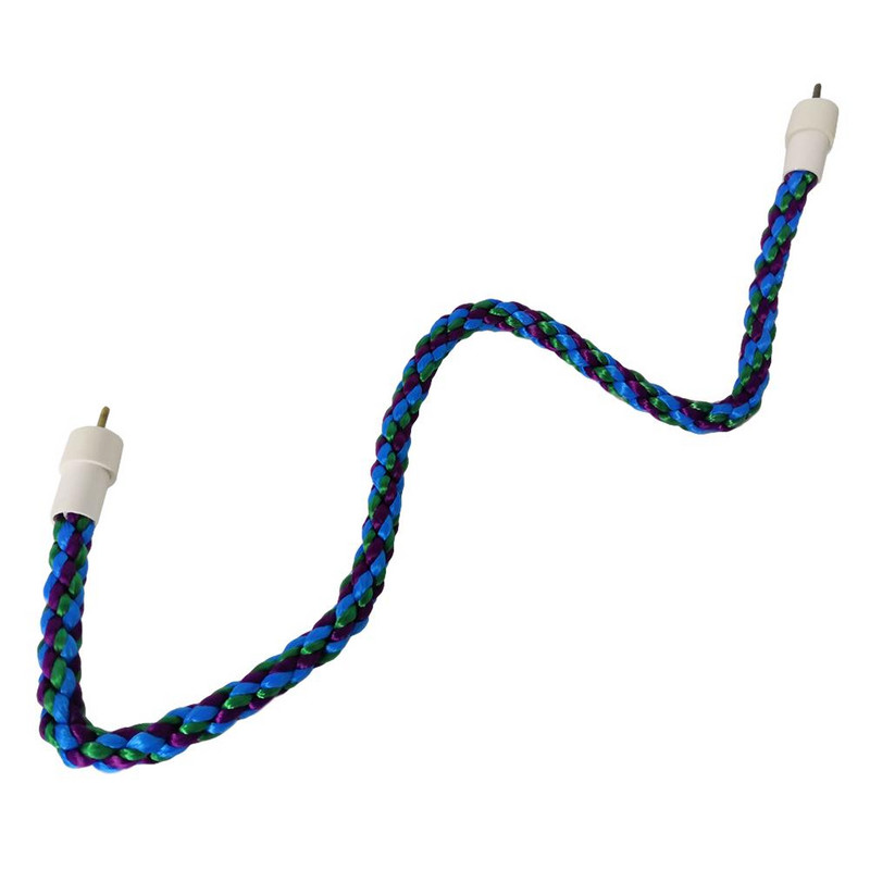 Ευέλικτο Παιχνίδι για Πουλιά Κρεμαστό Πλεκτό Πλεκτό Σχοινί για Μάσημα Πουλί Καμπυλωτό Πουλί Πέρκα Κλουβί Παιχνίδι παπαγάλοι Budgies Parakeets Παιχνίδι εκπαίδευσης