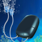 Izuzetno tiha zračna pumpa za akvarij s jednim i dvostrukim izlazom 3W/5W Zračna pumpa za akvarij Kompresor Zračna pumpa za kisik 220~240V