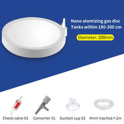 Akvaarium Nano mullialus Mute O2 rafineerija gaasikook nano hapnikupumba tarvikud liivakandik õhupump õhumulli kivi