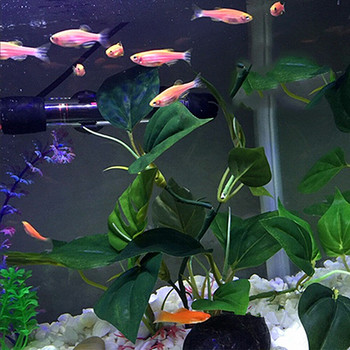Симулация на вода Banyan Leave Fish Tank Аквариум Водна трева Реалистично ново изкуствено растение Домашно микро озеленяване Орнамент Декор