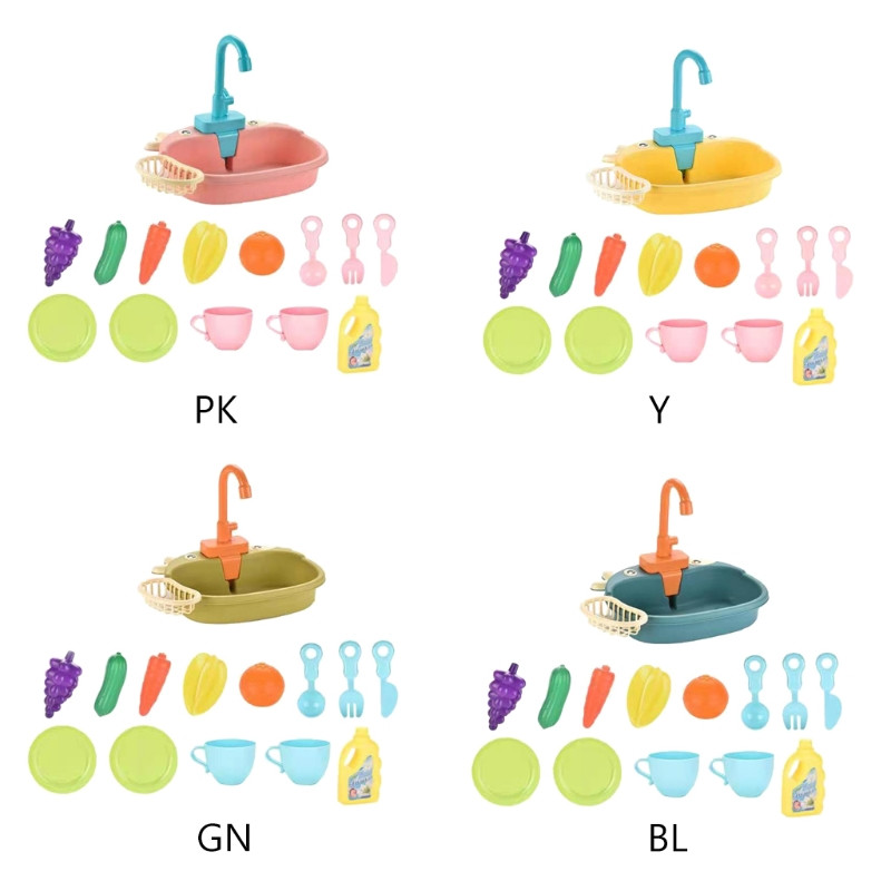 Bird vanni vann söötja kauss Papagoi automaatne dušš vann bassein koos kraaniga Pretend Play köögivalamu nõudepesumasin