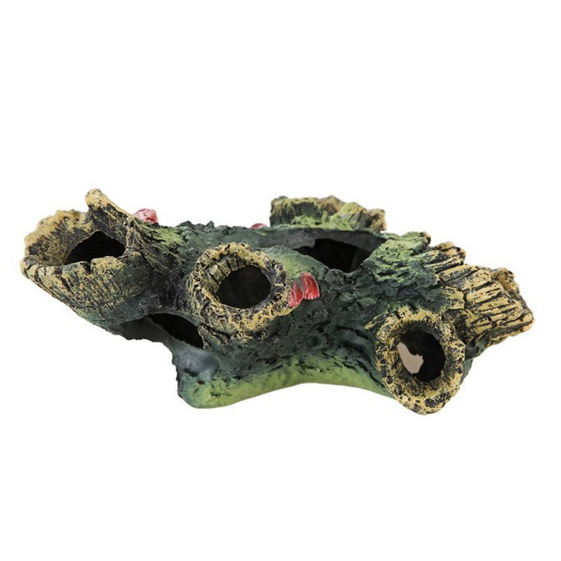 Glineni lonac Utočište za ribe i škampe Simulacija spremnika za orade Kamen za mriještenje Akvarija Dekoracija smole Panj Vruća rasprodaja