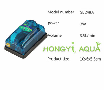 Rezervor de pește SOBO Pompă de oxigen Creșterea peștilor Pompă de aerare Consumabile pentru acvariu Pompă de aer Compresor de aer SB-248A/348A/648/748/848/948/988