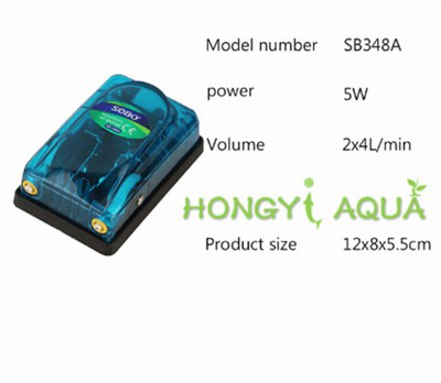 Rezervor de pește SOBO Pompă de oxigen Creșterea peștilor Pompă de aerare Consumabile pentru acvariu Pompă de aer Compresor de aer SB-248A/348A/648/748/848/948/988