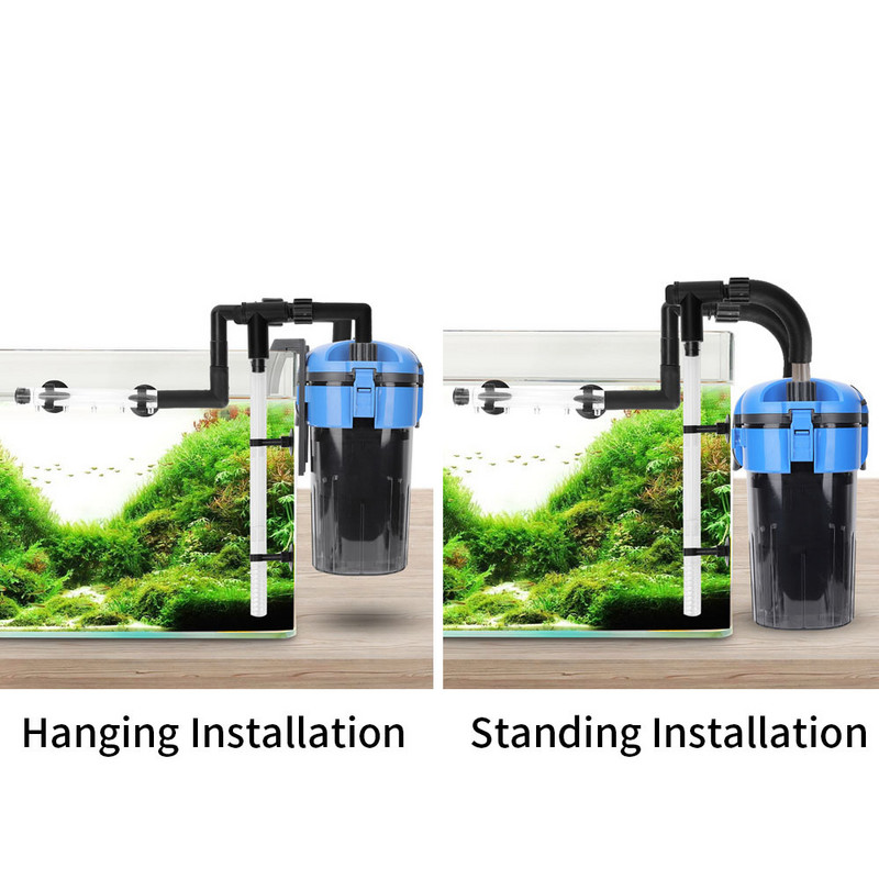 Vanjski filtar spremnika za akvarij Biokemijski filtar rezervoara za ribe Bačva Ultra tihi prozirni spremnik 13W/11,5W