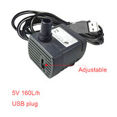 Αντλία νερού USB Mini DIY φίλτρο ενυδρείου Χαμηλού θορύβου Brushless Motor Pump Brushless DC 5V~12V Micro Submersible Aquarium Water Pump