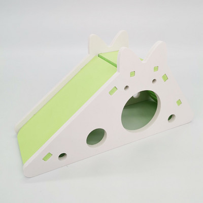 Tobogan za ptice Igračka za skrovište Kuća za hrčka Pribor za kavez za papige Zamorac Drveni tobogan za pećinu sa stepenicama Igračka za male kućne ljubimce