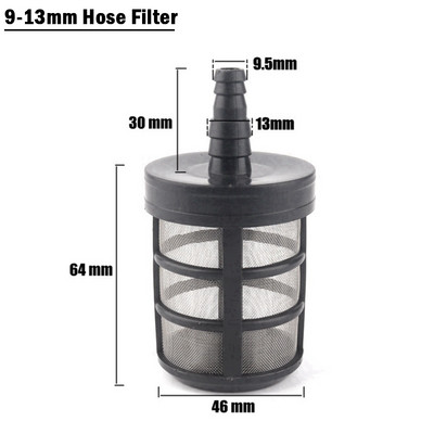 1 tk/3 tk 8 ~ 14 mm vooliku torufilter akvaariumi kalapaagi roostevabast terasest filtervõrk autopesula pihusti pumba filtri imemisekraan