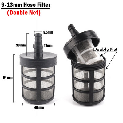 1 tk/3 tk 8 ~ 14 mm vooliku torufilter akvaariumi kalapaagi roostevabast terasest filtervõrk autopesula pihusti pumba filtri imemisekraan