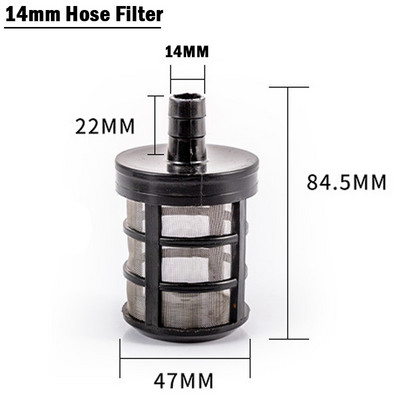 1 tk/3 tk 8 ~ 14 mm vooliku torufilter akvaariumi kalapaagi roostevabast terasest filtervõrk autopesula pihusti pumba filtri imemisekraan