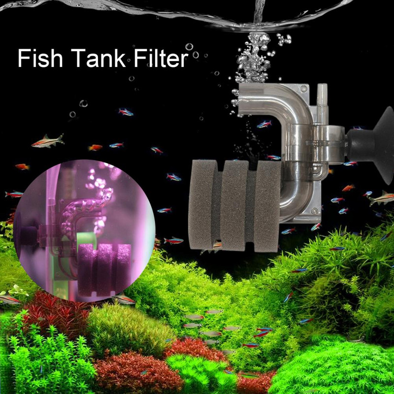 Aerator Φιλικό προς το περιβάλλον Mini Fish Tank Filter Sponge Accessories Filter Aquarium Purify Water Home Χρήση