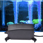 Αντλία αέρα MINI Silent Aquarium Fish Tank Oxygen Pump Αθόρυβη αντλία αύξησης οξυγόνου με EU Plug 220-240V Air Compressor
