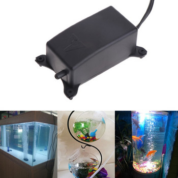 Αντλία αέρα MINI Silent Aquarium Fish Tank Oxygen Pump Αθόρυβη αντλία αύξησης οξυγόνου με EU Plug 220-240V Air Compressor