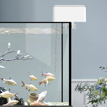 LED аквариум Цифров аквариум 500 ml Интелигентна цифрова автоматична хранилка за риби с таймер Хранене за домашни любимци Дозатор за храна за риби