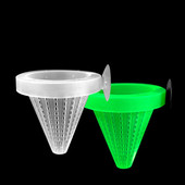 1 tk imemiskorviga plastikust söötja akvaariumi punase ussi söötmiseks paagi koonuse jaoks elava toidu koonuselise punkri korvi tarvikud