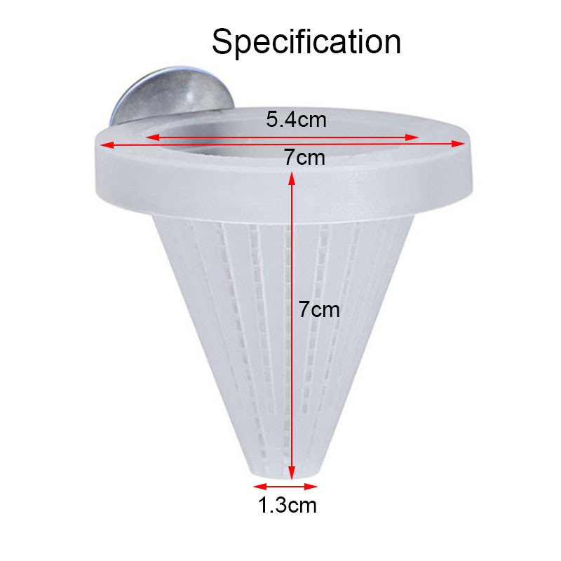 1 tk imemiskorviga plastikust söötja akvaariumi punase ussi söötmiseks paagi koonuse jaoks elava toidu koonuselise punkri korvi tarvikud