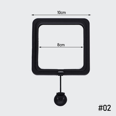 Iseujuv fikseeritud punktiga söötja ümmargune ruut akvaariumi söötmisringi karpkala tiku söötjatele