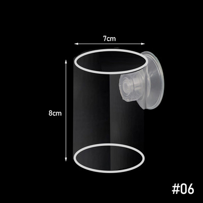 Iseujuv fikseeritud punktiga söötja ümmargune ruut akvaariumi söötmisringi karpkala tiku söötjatele