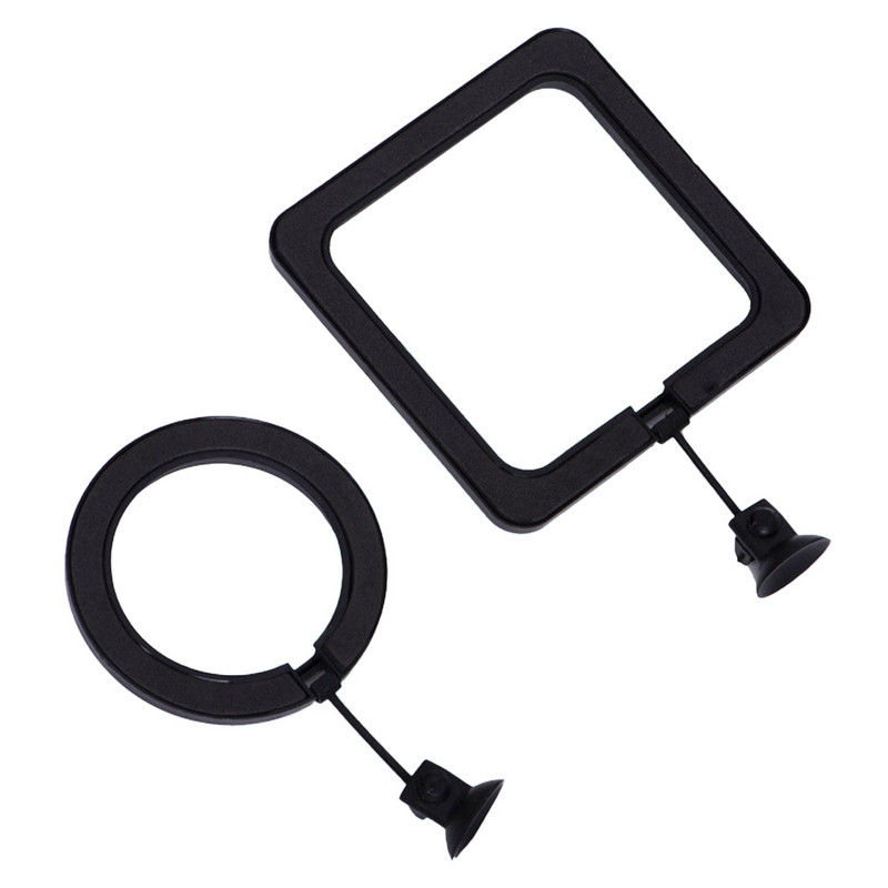 Iseujuv fikseeritud punktiga söötja ümmargune ruut akvaariumi söötmisringi karpkala tiku söötjatele