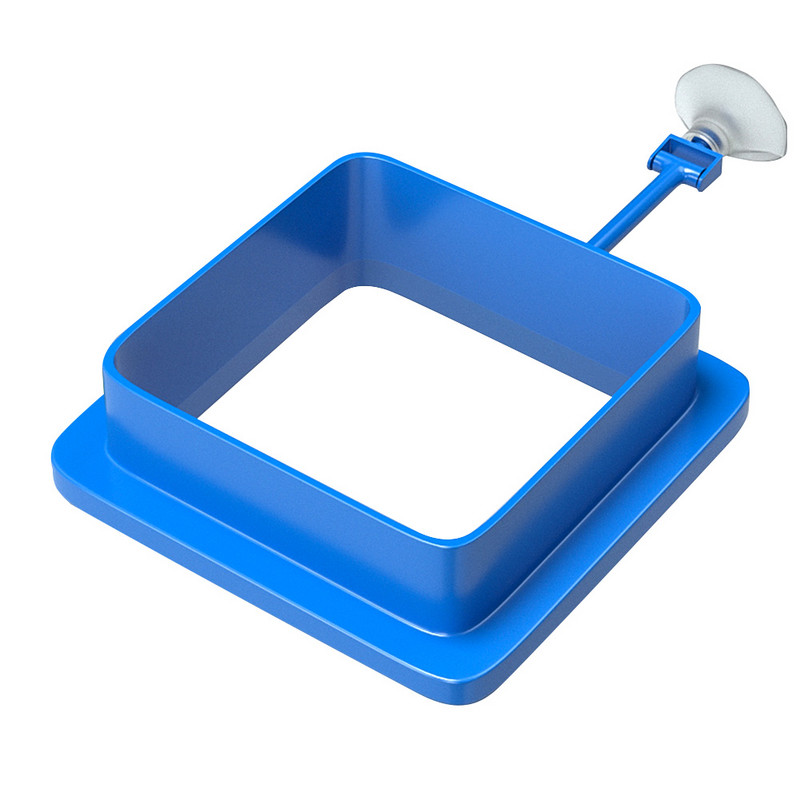 Iseujuv fikseeritud punktiga söötja ümmargune ruut akvaariumi söötmisringi karpkala tiku söötjatele