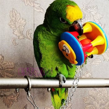 Parrot Chew Pet Bird Bites Swing Cage Висяща корела Папагал Верига Топка Играчки Swing Cage Висяща корела Продукти за домашни любимци