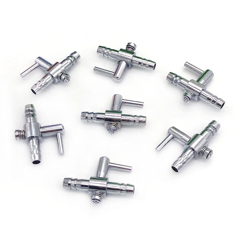 1 vnt 4 mm akvariumo bako oro skirstytuvo oro siurblio oro srauto vamzdžio vamzdžių linija nerūdijančio plieno valdymo vožtuvas oro siurblio priedai