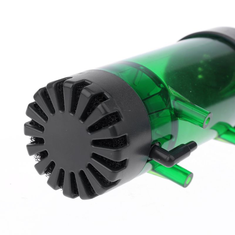 Filtru de pat mobil fluidizat pentru acvariu Filtru cu bule Bio Media Filtru din burete pentru rezervor de pește cu ventuză 87HA