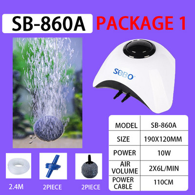 SEBO SB-830A SB-860A Sisekalapaagi spetsiaalne mini õhukompressor, ülivaikne energiasääst, suure õhuvooluga hapnikupump.Aeraator