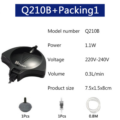 Super Silent Air Pump JEBO Black/White Nano Hang On Quiet mut Me Mini Air Tube Air Stone Aquarium Fish Water Plant Tank