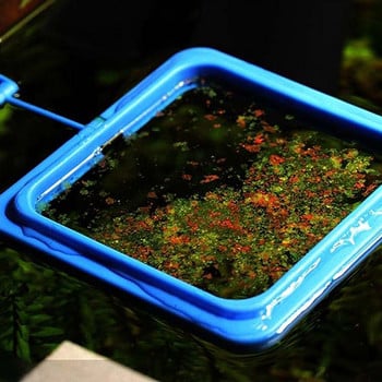 Ενυδρείο Fish Tank Square/Circle Ring Feeder Station Feeding Float Floating Food