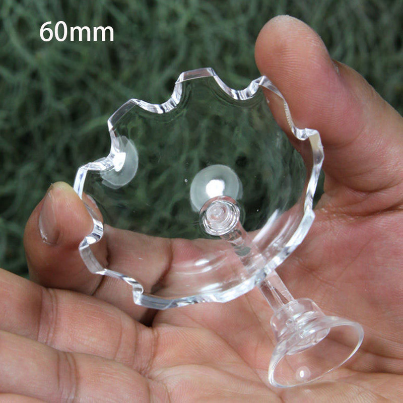 Δεξαμενή ψαριών Δίσκος τροφοδοσίας γαρίδας Διαφανής ακρυλικός σωλήνας τροφοδοσίας πιάτο αναρρόφησης αέρα μπολ γαρίδας Δίσκος τροφοδοσίας Αξεσουάρ ενυδρείου