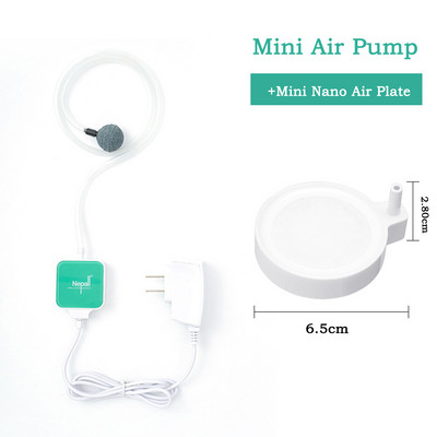2022 Mini Oxygen Pump Fish Tank Aquarium Oxygen Pump Εξαιρετικά αθόρυβος αεριστής Μικρός οικιακός χωρίς θόρυβο Νεράιδα Πλάκα αέρα Nano