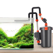 Aquarium Pro Canister Filter Ultra-silențios găleată externă pentru rezervoare de pește mari și acvariu cu suport gratuit