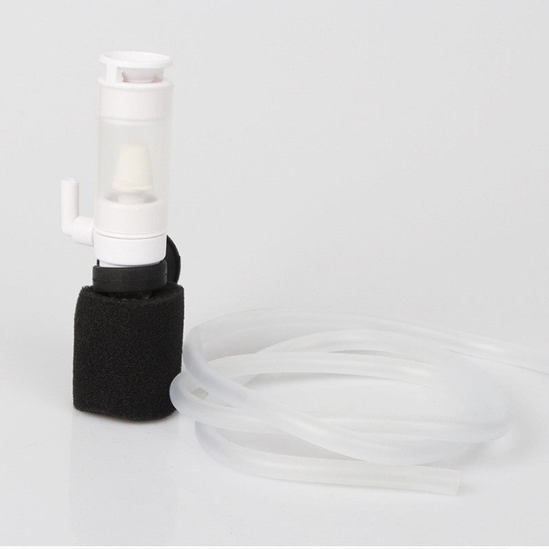 Mini filtru de acvariu Pompă de amplificare a oxigenului Filtru pentru rezervor de pește Pompă de amplificare a oxigenului din bumbac pentru rezervor de pește mic Accesorii pentru acvariu