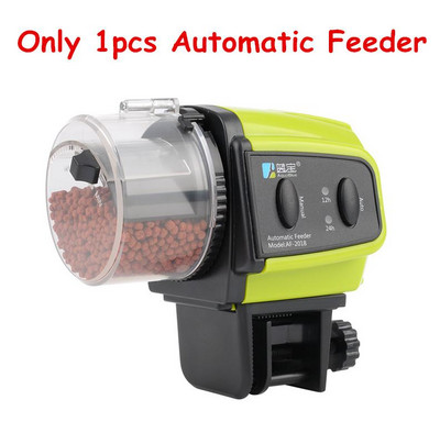Naujas skaitmeninis LCD automatinis akvariumo žuvų tiektuvas žuvų rezervuaro laiko nustatymo maisto šėrimo įrenginys Automatinis tiektuvas, skirtas žuvų krevečių vėžliui