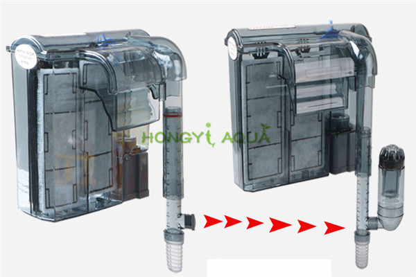 Aquarium Submersibl 3-in-1 väline rippuv kalapaagi toitefilter HI-330 Waterfall väline akvaariumi õhupumba pinnakoorija