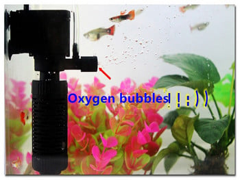 Φίλτρο 3 σε 1 για Ενυδρείο Fish Tank Oxygenation Υποβρύχιο φίλτρο Mini Fish Tank Filter Καθαριστής νερού Φίλτρο ενυδρείου