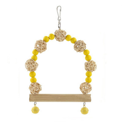 Candy Color Bird Toy Swing Parrot Toy Swing Paparot Hamock Ring Peony Pet Birds Supplies