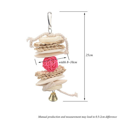 Traumdeutung Jucării pentru papagali pentru păsări Accesorii Rechizite Cockatiel Biban Jucărie pentru animale de companie Budgie Parakeet Decoration colivie jouet perruche