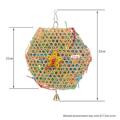 Traumdeutung Jucării pentru papagali pentru păsări Accesorii Rechizite Cockatiel Biban Jucărie pentru animale de companie Budgie Parakeet Decoration colivie jouet perruche